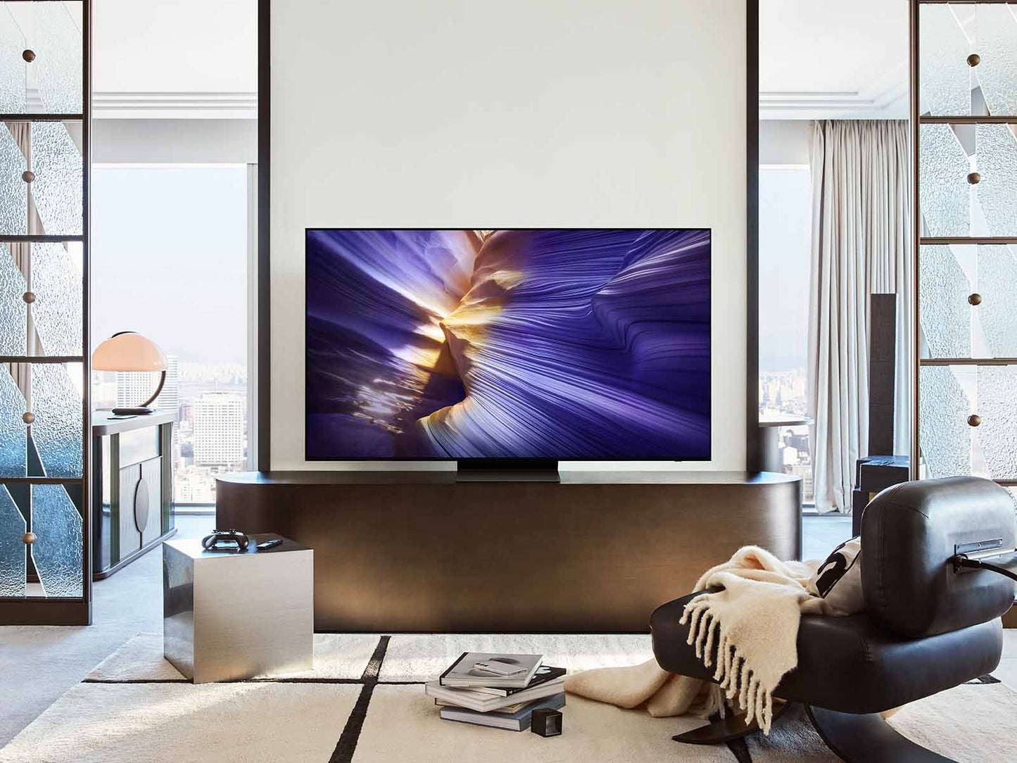 Samsung S90F QN77S90FAFXZA TV 77" 4K Ultra HD Smart TV Wi-Fi Black