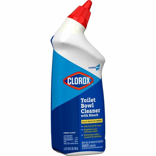 Clorox Company Toilet Bowl Cleaner,w/Bleach,24oz,Fresh Scent