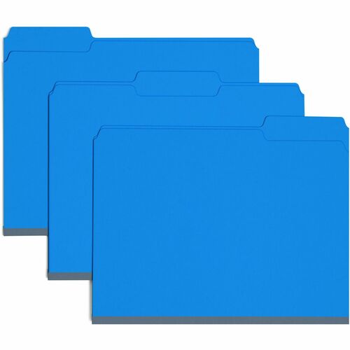 Smead Tab Folders,1"Exp,1/3 AST Cut, 9-12/"H, Letter,25/BX, D.Blue