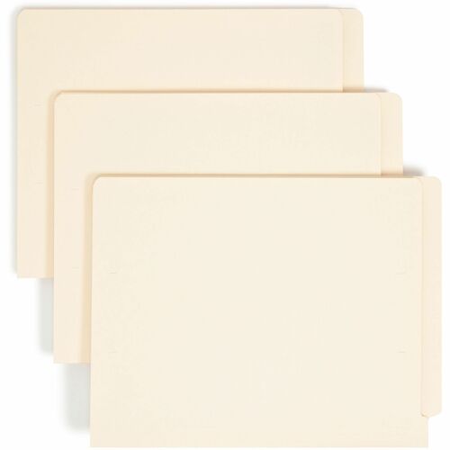 Smead File Folders,End Tab,Straight Cut,Ltr,100/BX,MLA