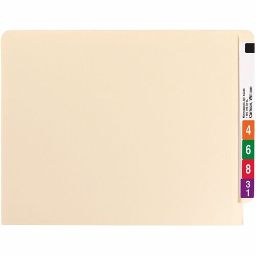 Smead Antimicrobial Folders,11 Pt,2 Fstnrs,Pos 1 / 3,Ltr,50/BX,MA