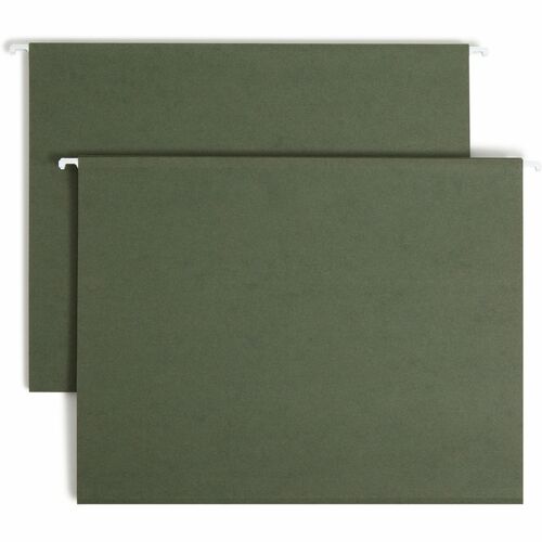 Smead Hanging Folders,No Tabs,Letter,25/BX,11-3/4"x9-1/4",Std GN