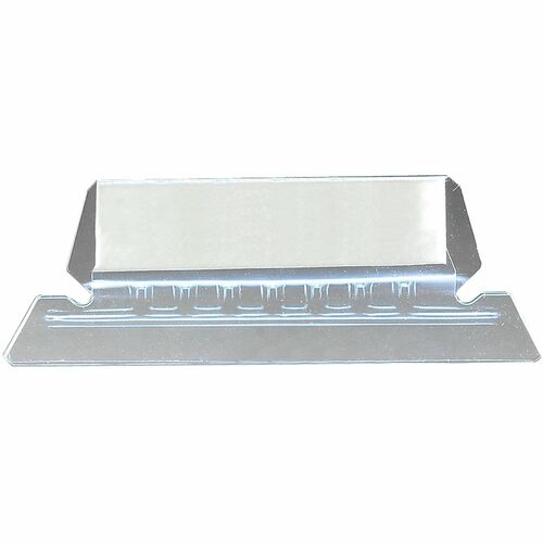 Smead Poly Tabs, 1/5" Cut Tab, 2-1/4"x1/2", 25/PK, Clear