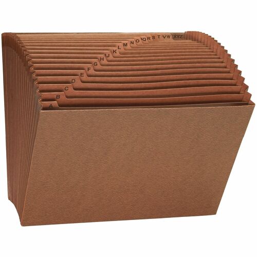 Smead Expanding File, No Flap, A-Z, 21 Pockets,Letter,12"x10",RDR
