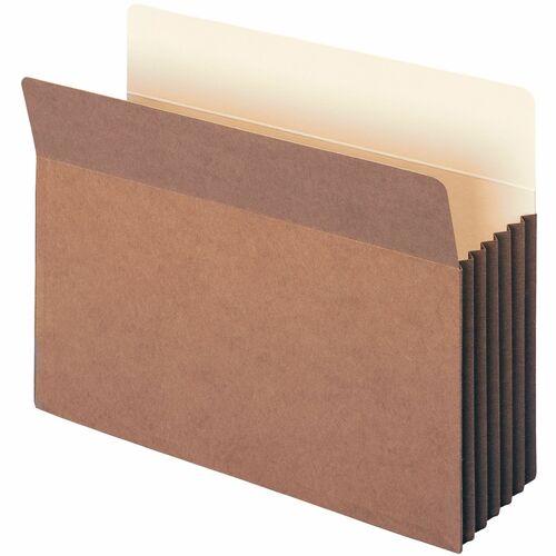 Smead File Pocket, 5-1/4"Exp, 11-3/4"x9-1/2",10/BX, Redrope
