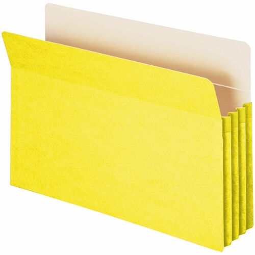 Smead Top-Tab File Pocket, Lgl, 14-3/4"Wx9-1/2"H, 3-1/2" Exp, YW