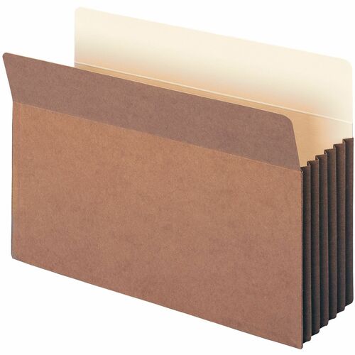 Smead File Pocket, 5-1/4"Exp, 14-3/4"x9-1/2", 10/BX, Redrope