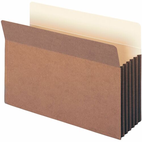 Smead File Pockets, 5-1/4" Exp, Legal, 10/BX, Red Rope