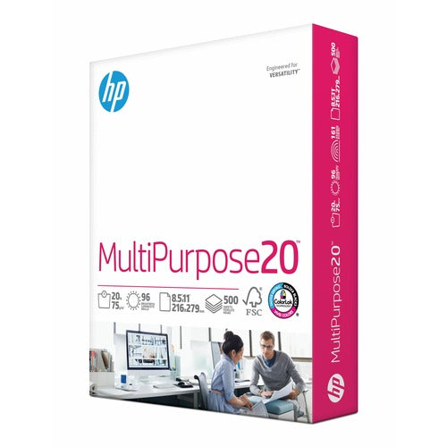 Hewlett-Packard M/Purpose Paper,20Lb,8-1/2"x11",GE 96, 112 ISO,500/RM,WE-HEW112000