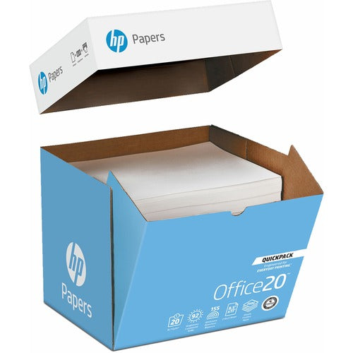 Hewlett-Packard Office Paper,92 GE/102 ISO,8-1/2"x11",20Lb,2500/CT,White-HEW112103