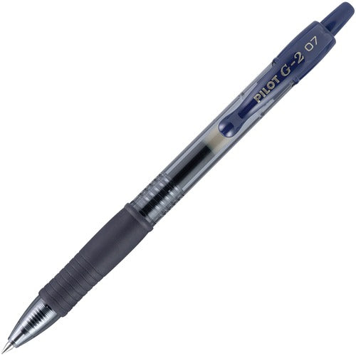 Pilot Gel Pen,Retractable/Refillable,Fine Point,Navy Blue Ink