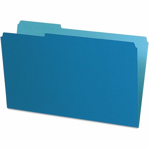 Pendaflex Interior File Folder,1/3 Cut Tab,9-3/16"x14-3/4",100/BX,Blue