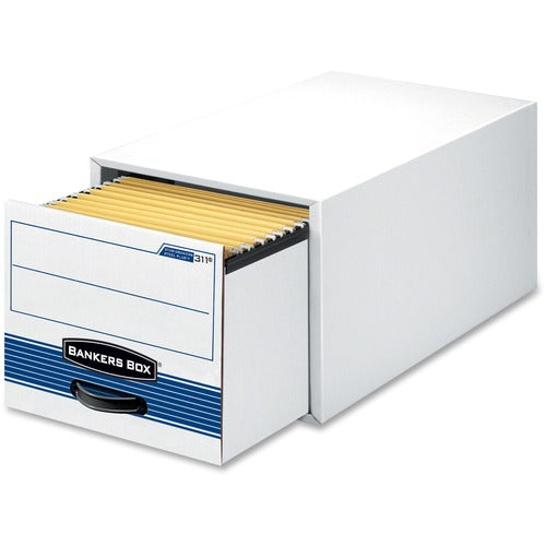 Fellowes Stor/Drawer File,Ltr,12-1/2"x23-1/4"x10-3/8",6/CT,White/BE-FEL00311