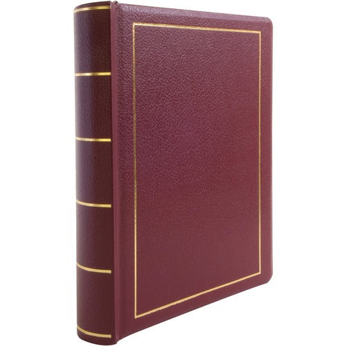 Wilson Jones Minute Book, 250-Sheet Capacity, 8-1/2"x11", Red