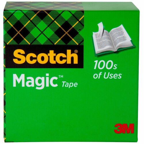 3M Magic Tape, 1" Core, 1"x1296", 1 Roll, Transparent