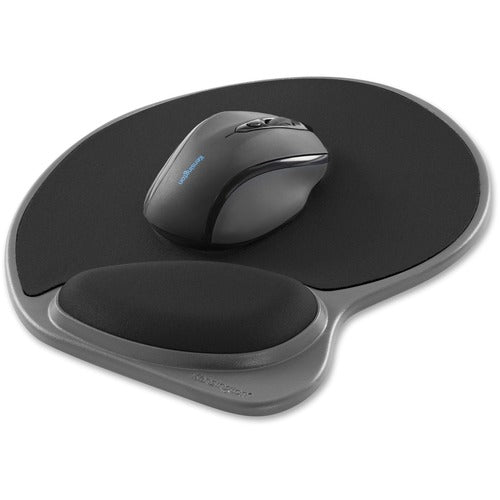 Kensington Mouse Wrist Rest,Microfiber,Nonskid Base,Black