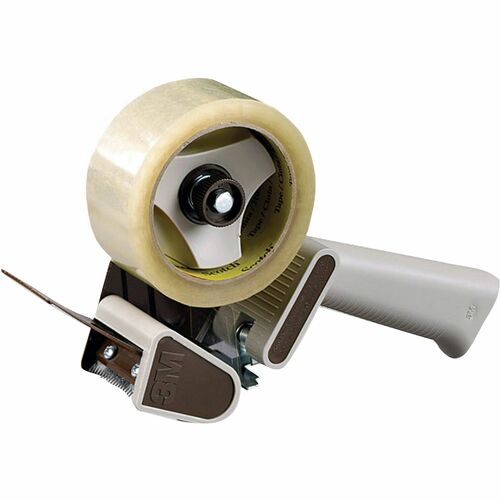 3M Pistol Grip Tape Dispenser, Up To 2" Wide, Gray
