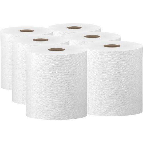 Kimberly-Clark Professional Hard Roll Paper Towels, 1.75" Core, 8"x600', 6/CT, White