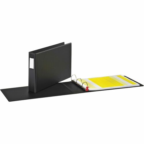 Cardinal D-Ring Reference Binder, Hvy-Duty, 2" Cap., 11"x17", BK