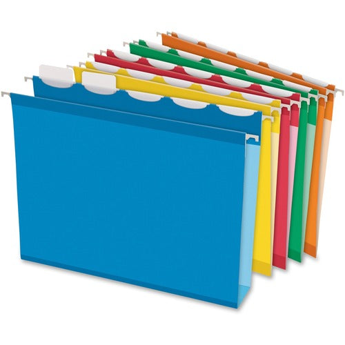 Pendaflex Hanging Folders, w/5 Ready Tabs, 2" Cap, Letter, 20/BX, AST