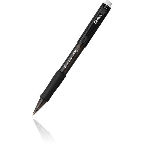 Pentel Mechanical Pencil,Refillable Lead/Eraser,.7mm,12/BX, Black