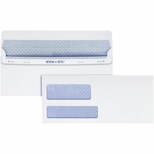 Quality Park Reveal/Seal Envelopes,Invoice,No. 9,3-7/8"x8-7/8",500/BX,WE