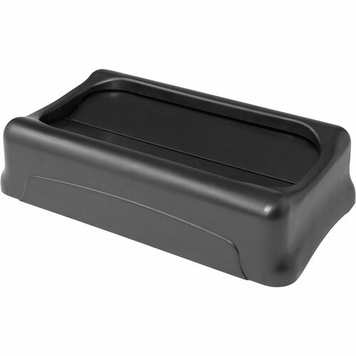 Rubbermaid Commercial Products Swing Lid, f/Slim Jim Containers, 20-1/2"x11-7/10"x5", BK