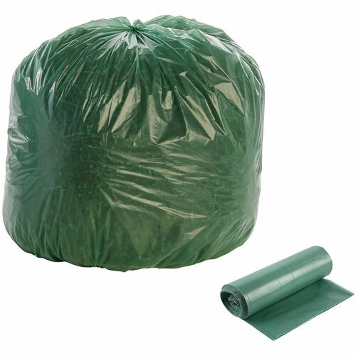 Stout Trash Bags,33 Gal,1.10 ml,33"x40",40/CT,Green