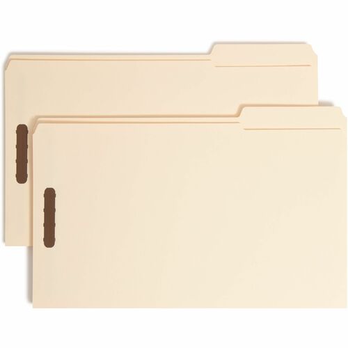 Smead Fastener File Folder,.75" Exp,2 Fast,1/3 Cut,50/BX,Legal,MLA
