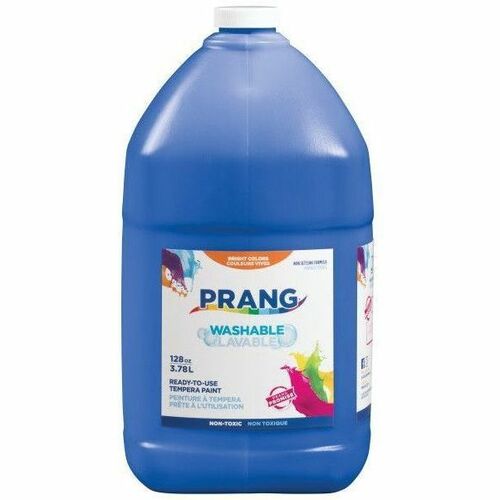 Dixon Ticonderoga Company Paint, Tempera, RTU, Nontoxic, 128 oz, Blue