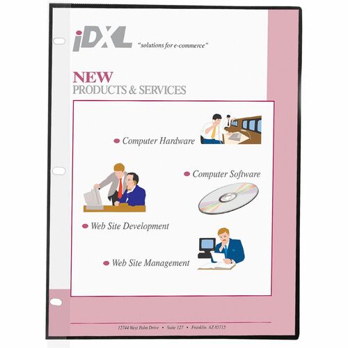 C-Line Sheet Protector, Side-load, Hvywght, 11"x8-1/2", 50/BX, CL