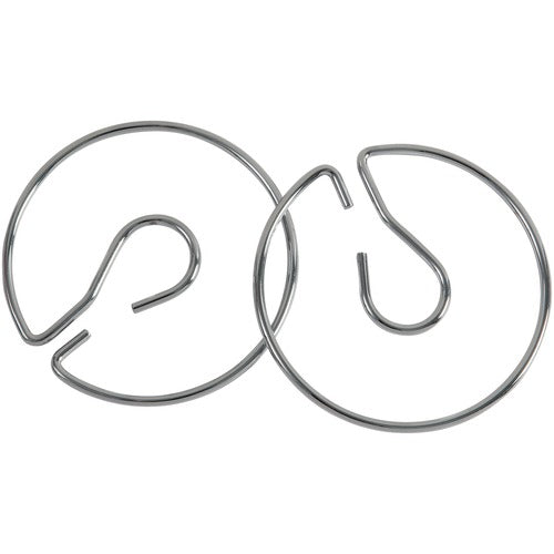 Pacon Chart Stand Rings, 4", 2/PK, Silver