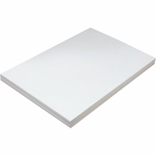 Pacon Medium Tagboard, 12"x18", 100/PK, White