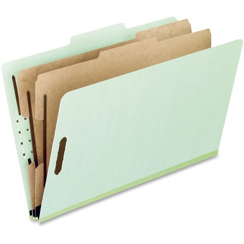 Pendaflex Classification Folder,6-Sect,LTR,2" Exp,10/BX,Light Green