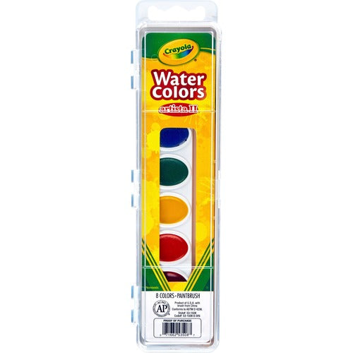 Crayola Artista II Water Colors, 8/ST, AST