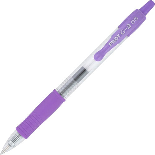 Pilot Gel Rollerball Pen, Retract,Extra-Fine Pt, Purple