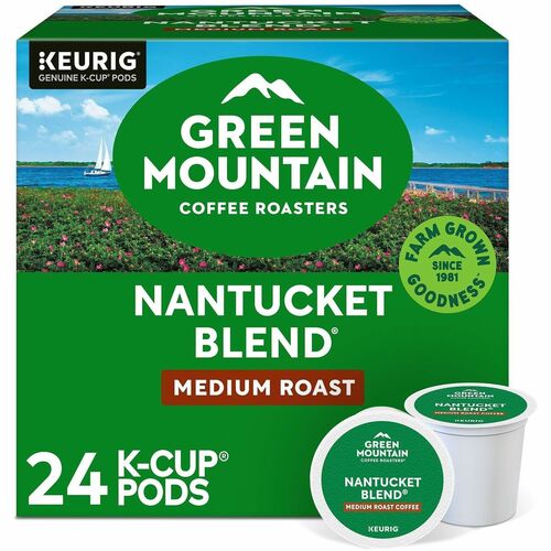 Green Mountain Coffee,Nantucket Blend,Medium Roast,K-Cup,24/BX-GMT6663