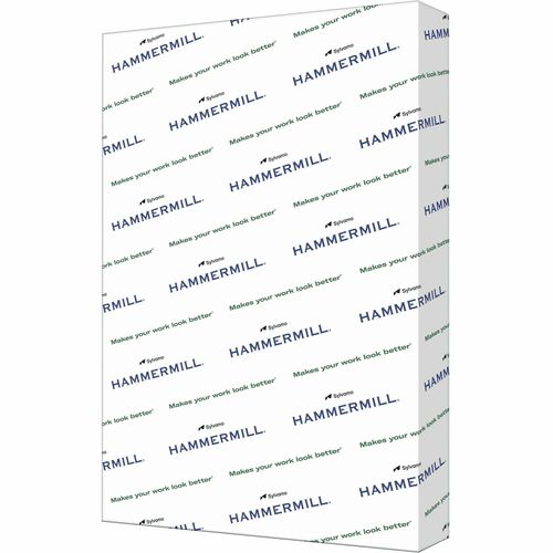 Hammermill Color Paper, 28 lb., 12"x18", 100 Bright, 500SH/RM, White-HAM106125