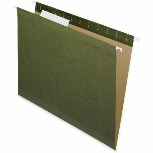 Nature Saver Hanging File Folders,Recycled,1/3 Cut,Letter,25/BX,Green