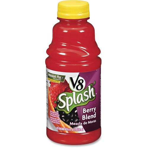 Campbell's V8 Splash Juice Drinks, 16oz, 12/CT, Berry Blend