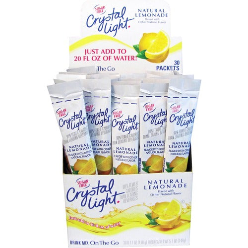 Kraft Foods On-The-Go Mix Sticks, Sugar Free, .17oz, 30/BX, Lemonade