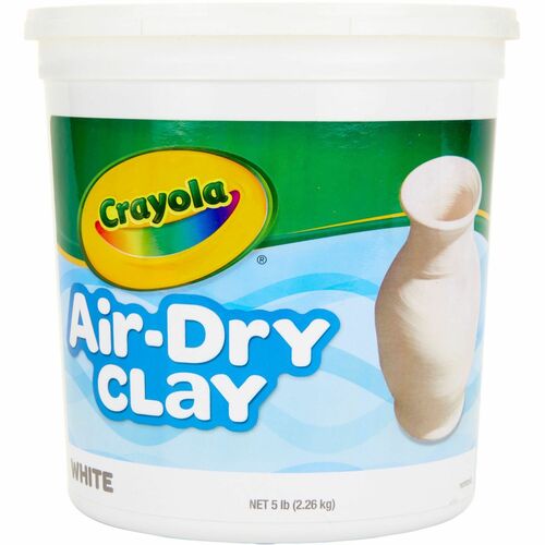 Crayola Air-Dry Clay, 5lb, Nontoxic, White