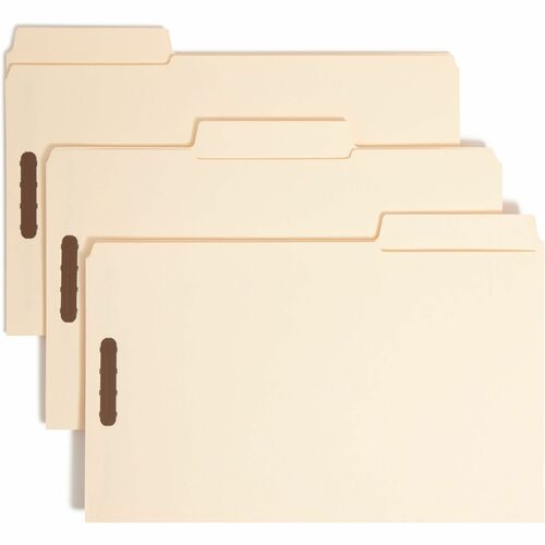 Smead Fastener Folder, Supertab, Lgl,3/4" Exp,1/3 Cut, 50/BX, MLA