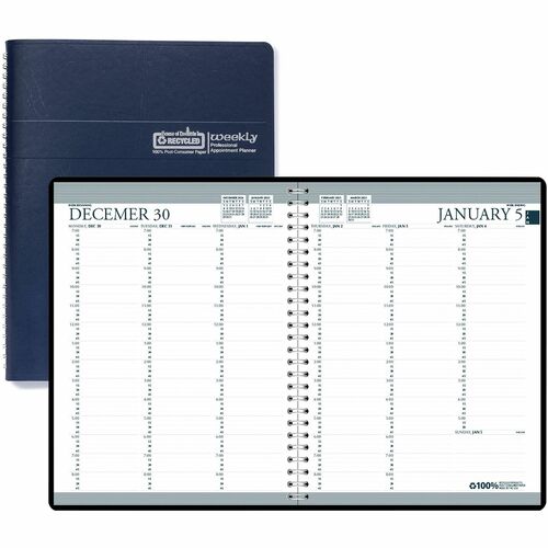 House Of Doolittle Professional Wkly Planner, 12 Mth Jan-Dec, 8-1/2"x11",BE-HOD27207