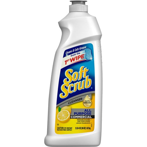 Dial Corporation Bath/Kitchen Cleanser, All Purpose, 36oz., Lemon Scent