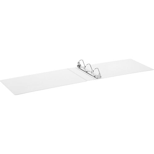Cardinal Clearvue D-Ring Binders, 11"x17", 2" Capacity, White