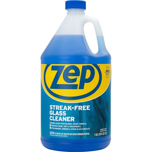 Zep Commercial Glass Cleaner, 1Gal, Refill, BE