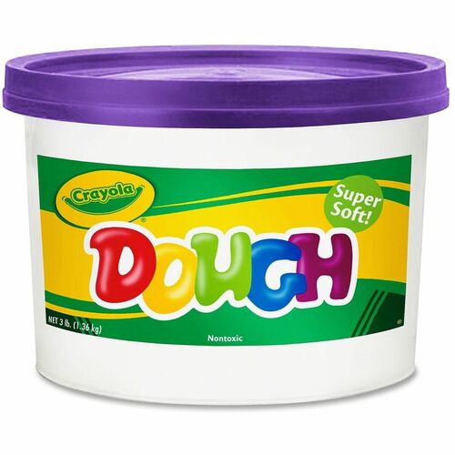 Crayola Modeling Dough, w/Bucket, 3lb, Crumble Free, Violet