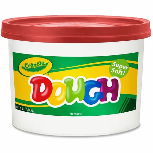 Crayola Modeling Dough, w/Bucket, 3lb, Crumble Free, Red