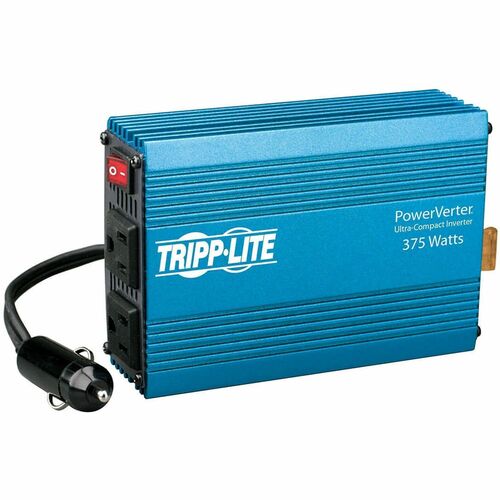 Tripp Lite Compact Power Inverter, 600J, 3ft Cord, Blue